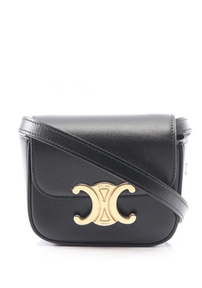 Celine Pre-Owned 2010-2025 Mini Calfskin Claude crossbody bag - Black