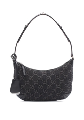 Gucci Pre-Owned 2016-2025 GG Denim Horsebit shoulder bag - Black