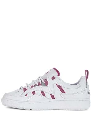K-Swiss striped leather sneakers - White