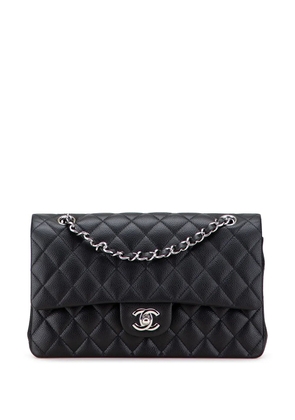 CHANEL Pre-Owned 2010-2011 Medium Classic Caviar Double Flap shoulder bag - Black