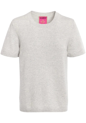 Barrie fine-knit crew-neck T-shirt - Grey