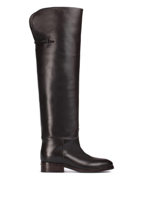 Le Silla Charlotte buckle-detail boots - Brown