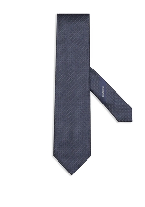 Zegna silk tie - Blue