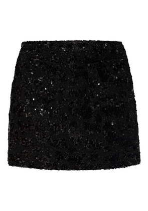 IRO sequin-embellished mini skirt - Black