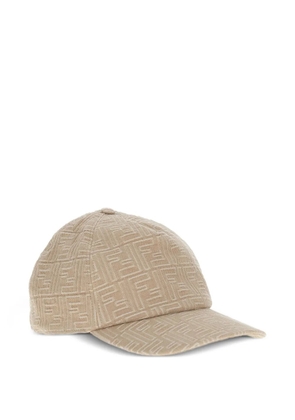FENDI FF motif baseball cap - Neutrals
