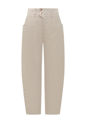 ISABEL MARANT Oumaya high-waisted pocket trousers - Neutrals