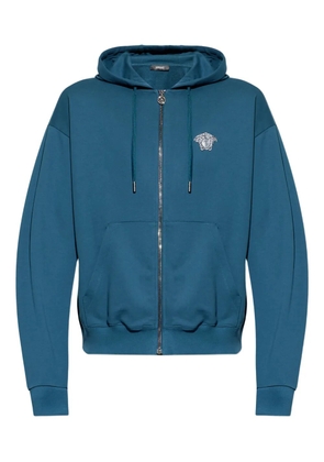 Versace zip-up hoodie - Blue