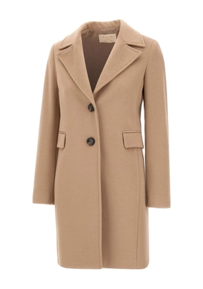 kaos notched-lapel button coat - Brown