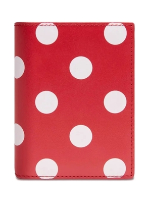 Comme Des Garçons Wallet polka-dot wallet - Red