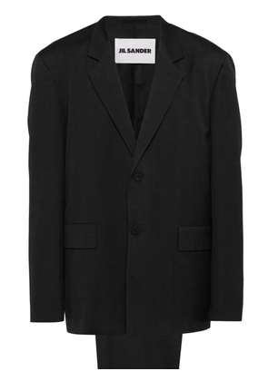 Jil Sander check pattern shirt set - Grey