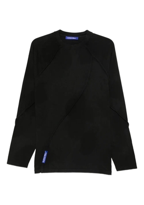 A-COLD-WALL* long sleeve panelled T-shirt - Black
