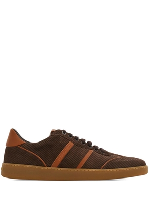Ferragamo suede sneakers - Brown