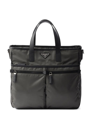 Prada Re-Nylon pocket-detail tote bag - Green