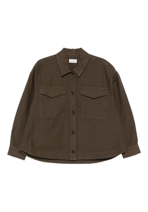 TRUE AVENUE double-pocket cotton shirt jacket - Green
