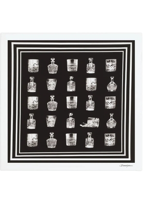 Dolce & Gabbana glass-print foulard - Black