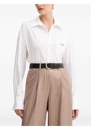 FRACOMINA pocket embellishment shirt - White