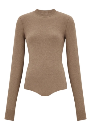 Ferragamo long-sleeve bodysuit - Neutrals