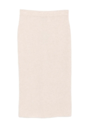 N.Peal Rib Knit skirt - Neutrals
