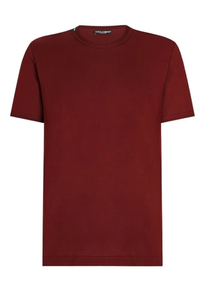Dolce & Gabbana logo-detail crew-neck T-shirt - Red