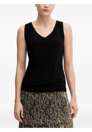 Joseph Ribkoff V-neck sleeveless top - Black