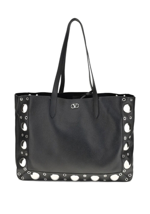 Valentino Garavani eyelet-embellished shoulder bag - Black