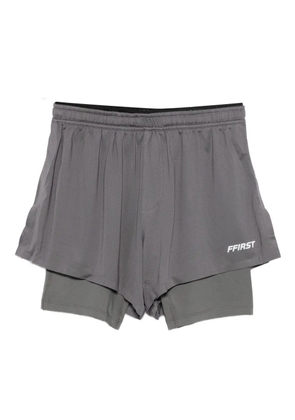 Family First layered performance shorts - Grey