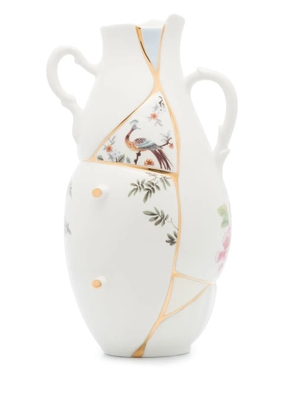 Seletti Kintsugi porcelain vase (32cm) - White