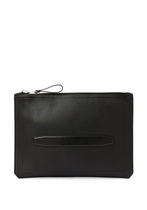 TOM FORD grained-texture clutch bag - Black