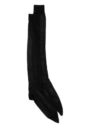 Maison Margiela Tabi silk socks - Black