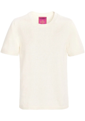 Barrie fine-knit crew-neck T-shirt - White