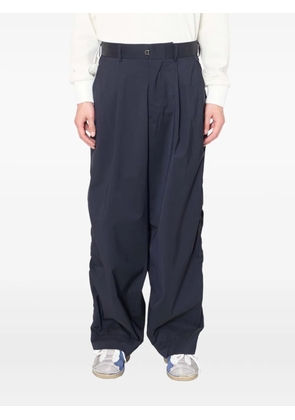 Kolor pleated-front trousers - Blue