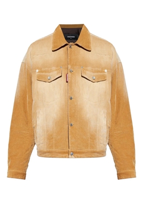 DSQUARED2 corduroy shirt jacket - Brown