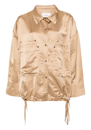 Dorothee Schumacher drawstring-hem shirt jacket - Neutrals