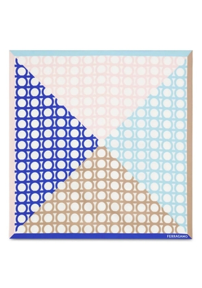 Ferragamo Gancini-print bandana - Blue