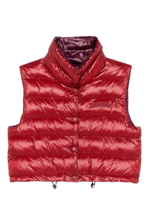 Patrizia Pepe high-neck padded jacket - Red