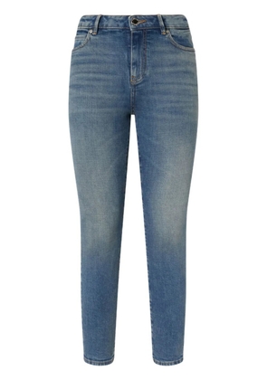 PINKO logo-embroidered slim-fit jeans - Blue