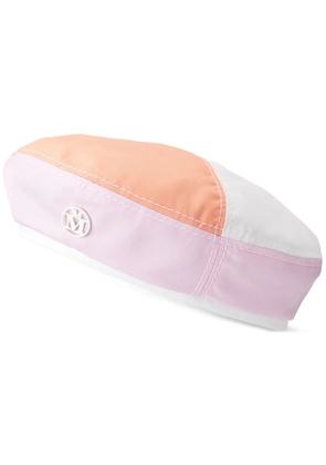 Maison Michel New Billy panelled beret - White