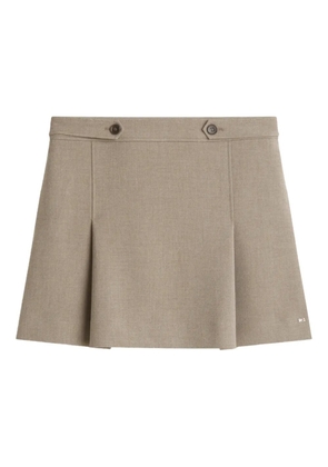 Tommy Hilfiger button mini skirt - Neutrals