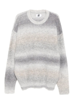 izzue gradient-dyed jumper - Grey