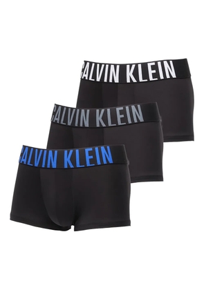 Calvin Klein low-rise logo-waistband boxers (pack of three) - Black