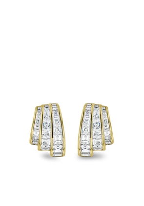 Pragnell 18kt yellow gold Manhattan diamond earrings