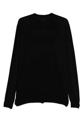 Rick Owens long-sleeve cashmere sweater - Black