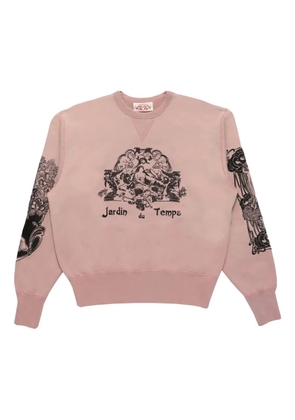Samuel Zelig Jardin crew neck graphic sweatshirt - Pink