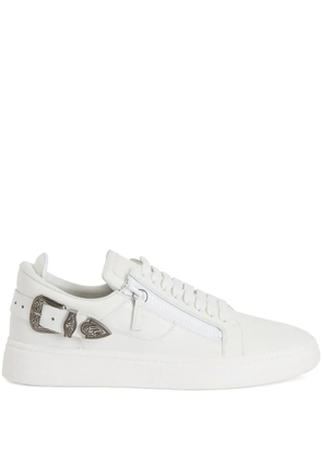 Giuseppe Zanotti GZ94 Deluxe double-zip low-top sneakers - White