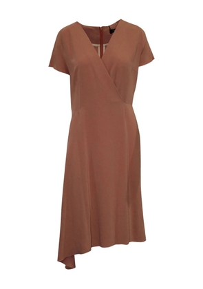 JOSEPH V-neck asymmetric dress - Pink