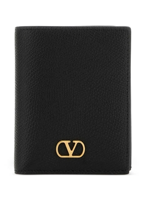 Valentino Garavani logo-plaque wallet - Black