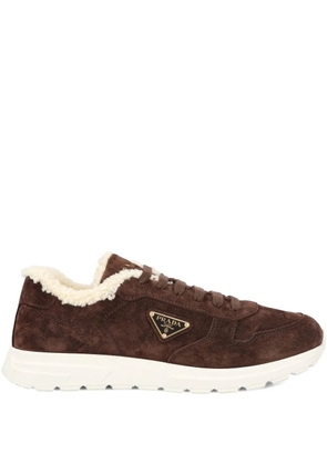 Prada Prax suede sneakers - Brown