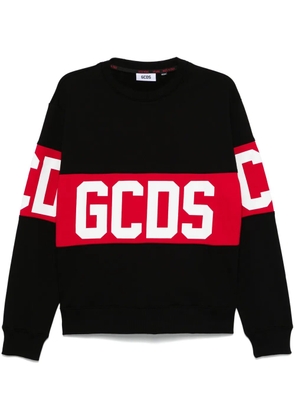GCDS logo-print sweatshirt - Black