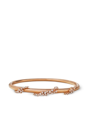 Ananya 18K rose gold Scatter diamond bangle - Pink