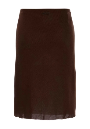 Miu Miu silk skirt - Brown